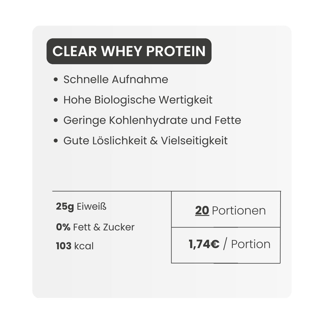 CLEAR WHEY PROTEIN - OPTIMUM PERFORMANCE®