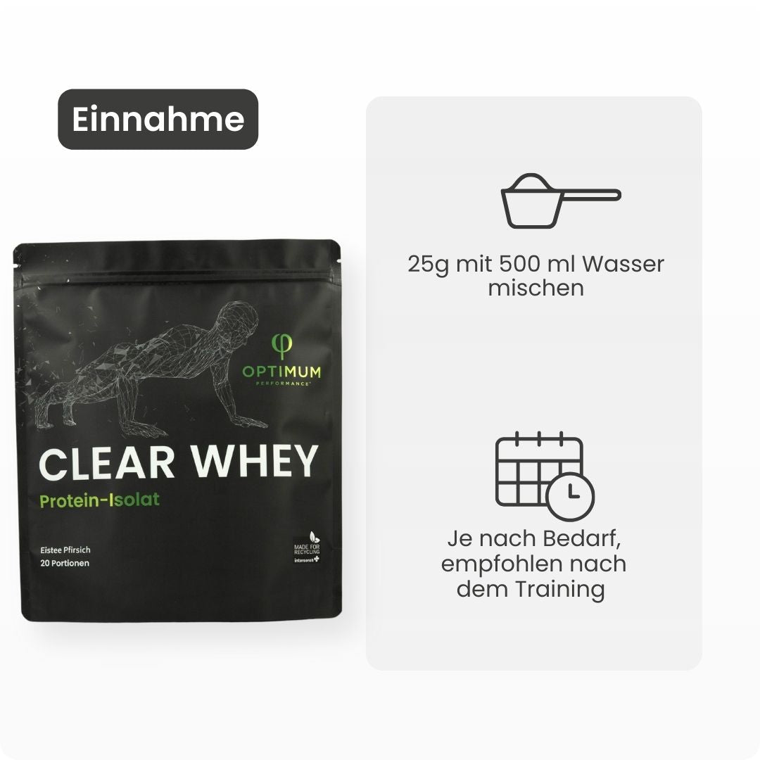 CLEAR WHEY PROTEIN - OPTIMUM PERFORMANCE®
