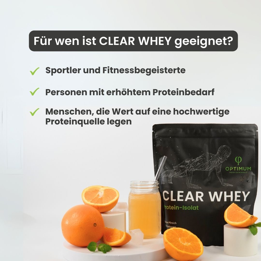 CLEAR WHEY PROTEIN - OPTIMUM PERFORMANCE®