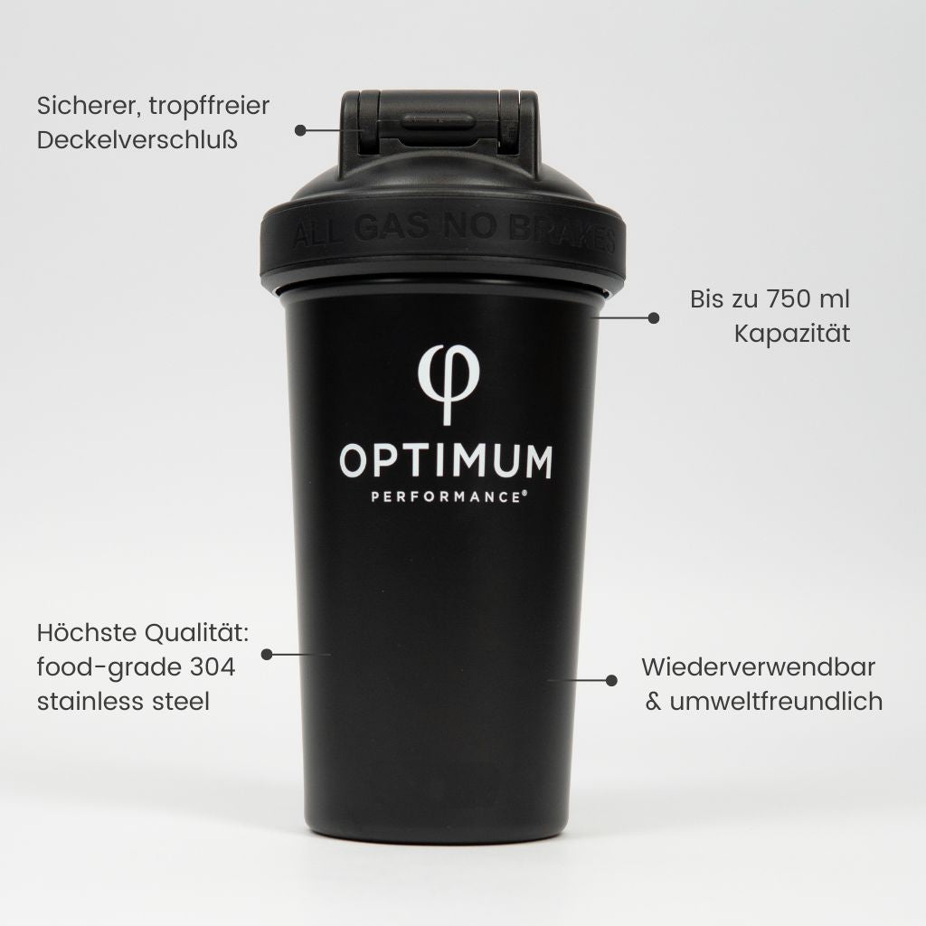 EDELSTAHL SHAKER - OPTIMUM PERFORMANCE®
