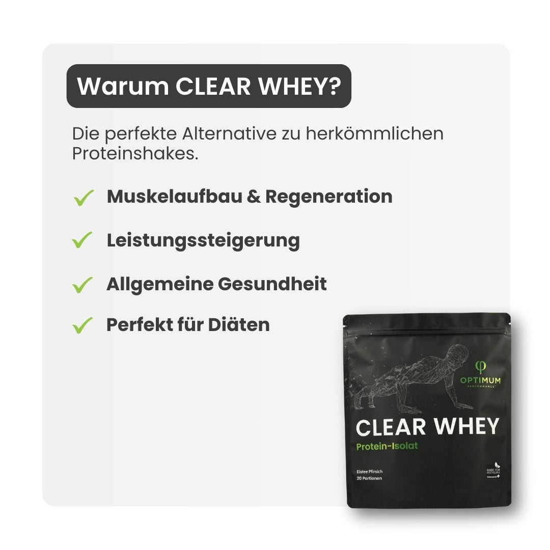 CLEAR WHEY PROTEIN - OPTIMUM PERFORMANCE®